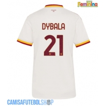 Camisa de time de futebol AS Roma Paulo Dybala #21 Replicas 2º Equipamento Feminina 2026-27 Manga Curta